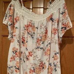 Off the shoulder blouse!